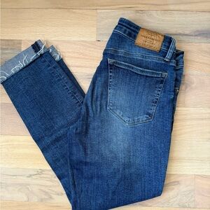 Lucky Brand Women's Dark Blue Ankle Cheville Jeans